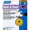 Norton Abrasives/St Gobain 25PK 5 60G Hook Disc 7660749224